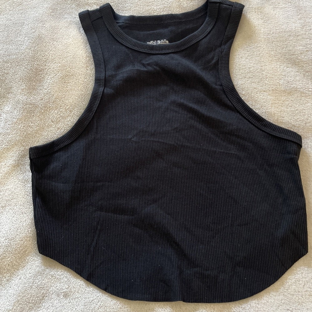 Target Lot 12 Tank TopsWild Fab girls Shirts Size Medium Black